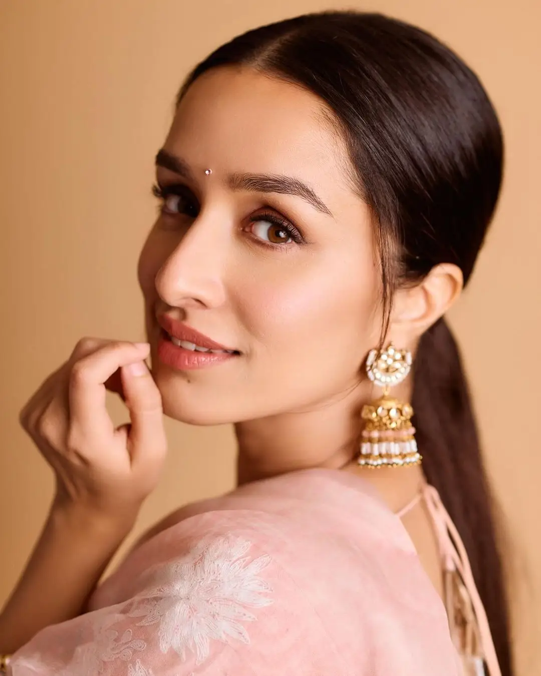 Shraddha Kapoor In Pink Lehenga Choli